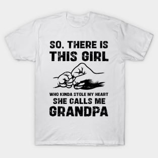 Granddaughter and Grandpa Father's Day T-Shirt